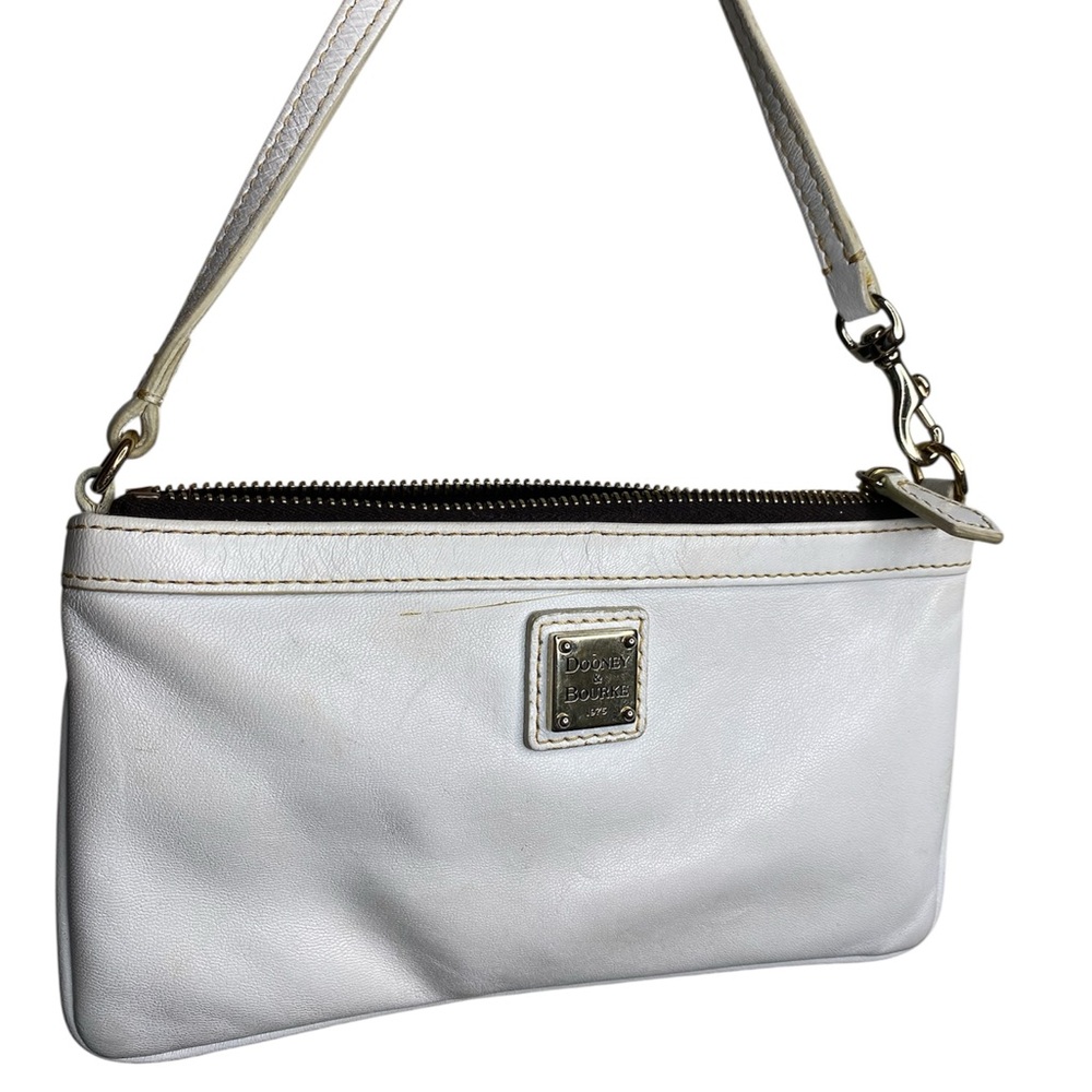 Dooney & Bourke White Leather Women's Wallet - Picture 6 of 12